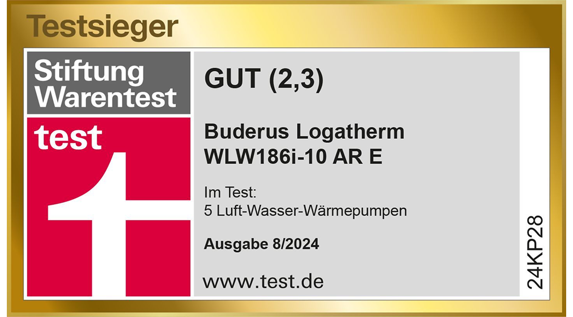 Testsieger Buderus Wärmepumpe